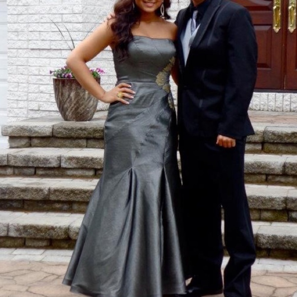 Long Strapless Dress